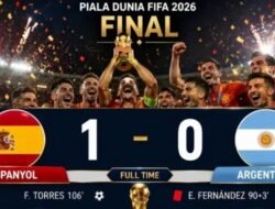 Jagoan Bupati Takalar Jadi Juara! Spanyol Taklukkan Argentina 1-0 dan Raih Gelar Piala Dunia FIFA 2026