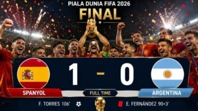 Jagoan Bupati Takalar Jadi Juara! Spanyol Taklukkan Argentina 1-0 dan Raih Gelar Piala Dunia FIFA 2026
