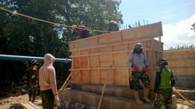 Pembangunan Jembatan Beton di Kelurahan Bajeng Capai Progres 36,70 Persen