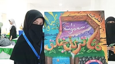 Nur Bintang Qurahmi, Putri Takalar Dua Kali Raih Juara 2 Kaligrafi Tingkat Nasional, Kini Kuliah di UNESA