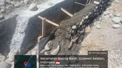 Proyek P3A Di Pagentungan-Gowa Diduga Dikerja Tak Sesuai RAB