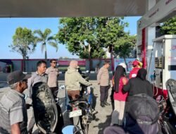 Antrean Pertalite Mengular di Sejumlah SPBU, Polres Takalar Perkuat Pengamanan