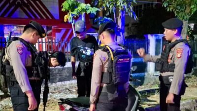 Patroli Blue Light Samapta Polres Takalar Sasar Titik Keramaian, Remaja Nongkrong Larut Malam Diimbau Pulang