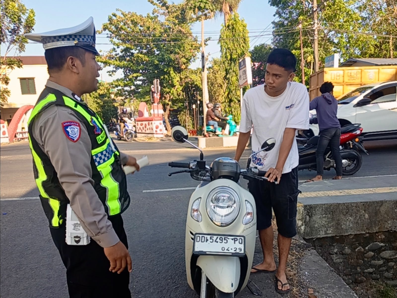 Commander Wish Pagi, Satlantas Polres Takalar Kawal Mobilitas Warga di Titik Rawan
